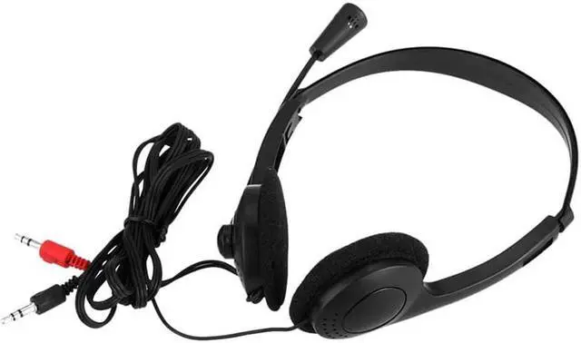 Alt view image 4 of 5 - Headset Headphones With Microphone Noise Cancelling Earphone Wired Stereo Headset For Professional Gamer PC Laptop
