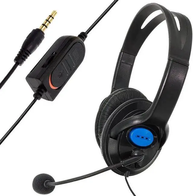 Alt view image 2 of 5 - Headsets 3.5mm Wired Game Headphones with Light Mic Stereo Earphones for PC Computer Gamer Laptop PS4 New X-BOX