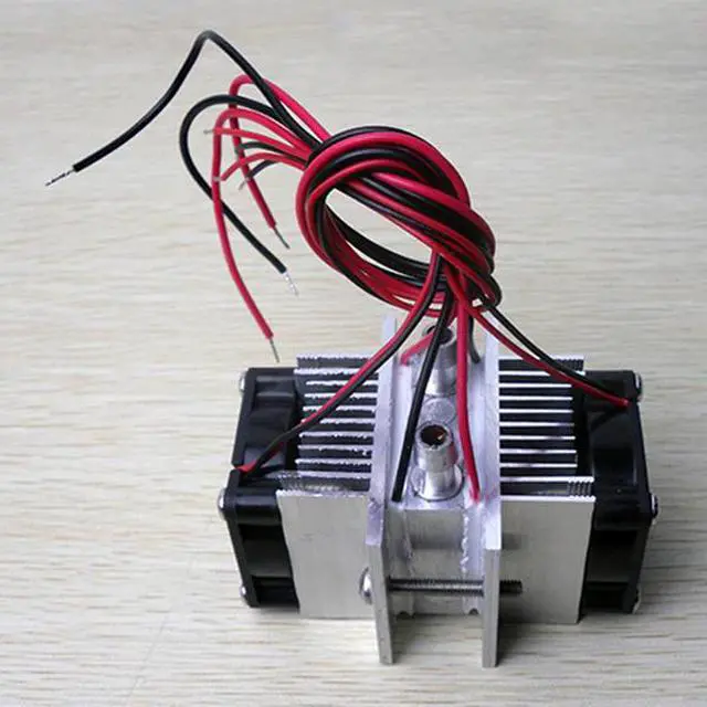 Alt view image 2 of 5 - kits Thermoelectric Peltier Refrigeration Cooling System Water cooling+ fan+ 2pcs TEC1-12706 Coolers