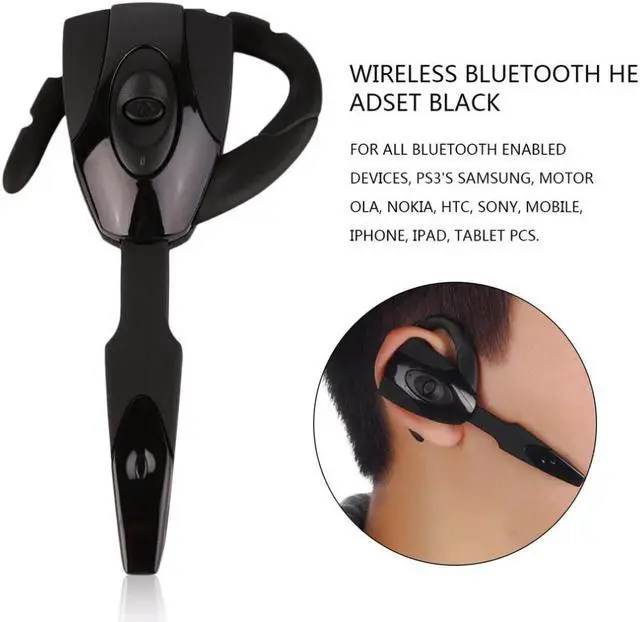 Main image of Bluetooth 3.0 Headphone headset Wireless Stereo Microphone For  PS3  iPhone HTC PC with USB charge line Hot 2016