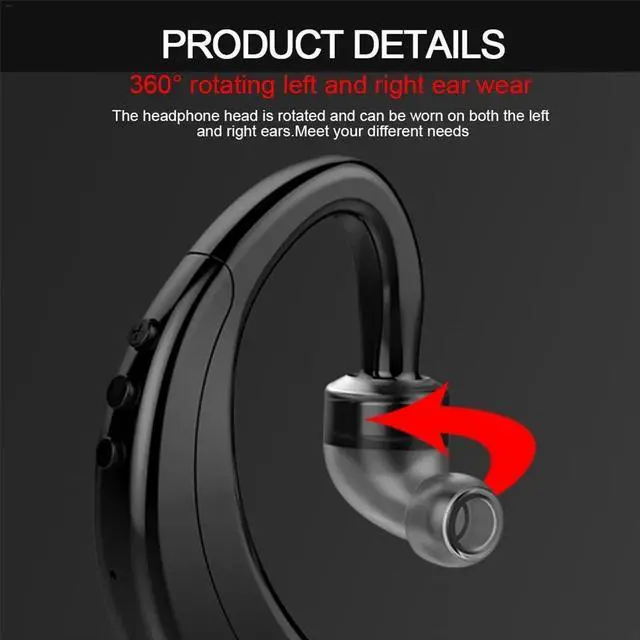 Alt view image 4 of 5 - 30@ Wireless Headphones Bluetooth Universal Wireless Stereo Earphone Handsfree Sport Headset Earbuds Gaming Headset