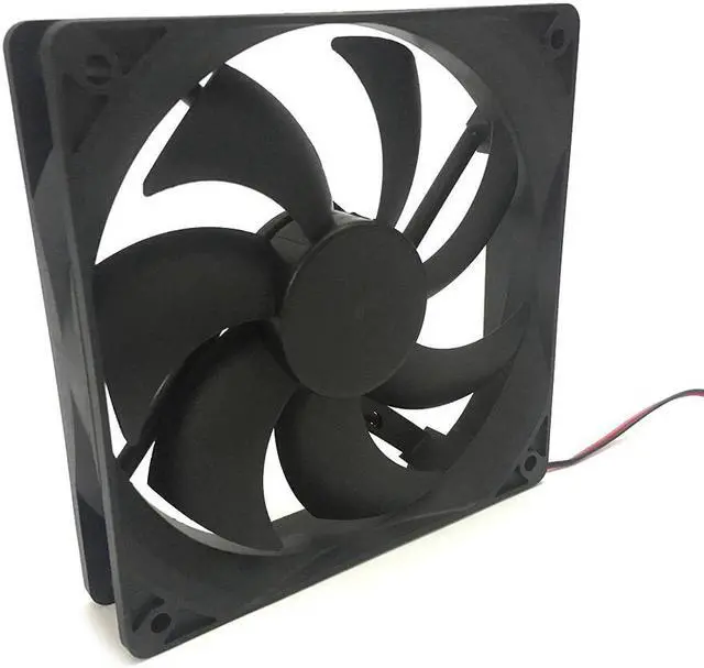 Alt view image 2 of 5 - F12025 120mm Computer Cooling Fan 12V Desk PC Case Fan Cooler 4-Pin Fan Connector for Computer Case/ Power Supply
