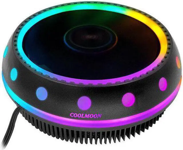 Main image of PC CPU Cooler Fan Heatsink LED Aperture CPU Cooling Fan Quiet Radiator