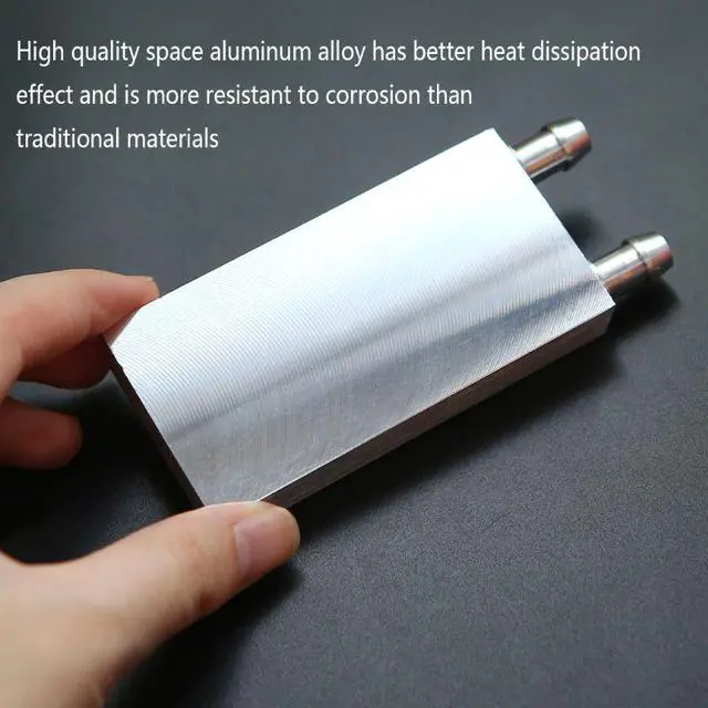 Alt view image 3 of 5 - Alloy Water Cooling Block Radiator Heat Sink System for PC Computer Laptop CPU Liquid Water Cooler Accessories
