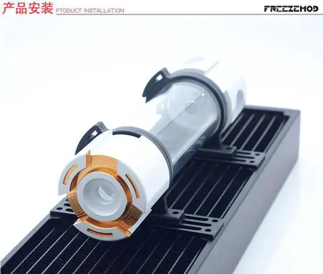 Alt view image 5 of 5 - OD50mm Cylindrical Reservoir Metal Cover Water Tank  12/17/22/27/32CM built-in bubble exhauster Water Cooler