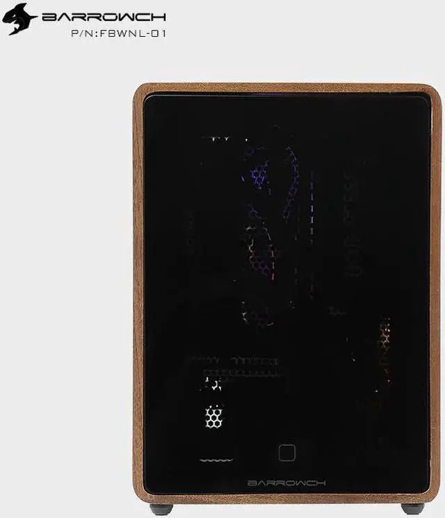 Alt view image 2 of 5 - ch Neoclassical PC Case, Mini Log Material Water Cooling Case, Limited Edition Classical Chassis