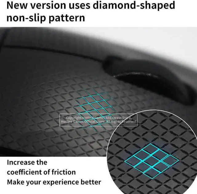 Alt view image 5 of 5 - Mouse Anti-Slip Tape for ZOWIE ZA12 Mouse Sweat Resistant Pads Mouse Side Anti-Slip Stickers Mouse Skates