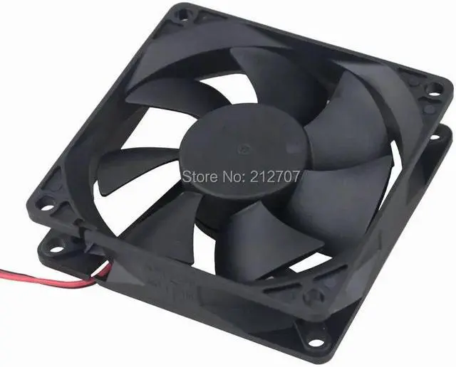 Alt view image 4 of 5 - 1PCS  2Pin 8020 80mm 80x80x20mm 24V Case Cooling Cooler Server Inverter Fan
