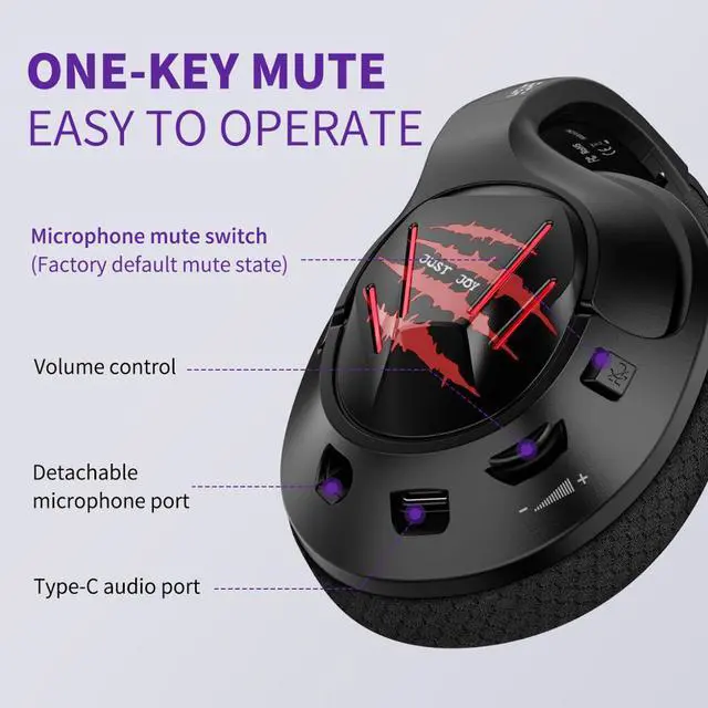 Alt view image 4 of 5 - E3 Gaming Headset 7.1 Surround Stereo 3.5mm/USB Wired Headphones with Microphone Ultralight Headset Gamer For PS4/PC/Xbox