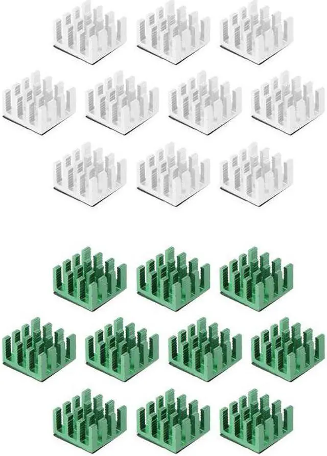 Main image of 10PCS Aluminum Heatsink Heat Radiator Cooler for Electronic Chip Computer Heat Dissipation Cooling Pads