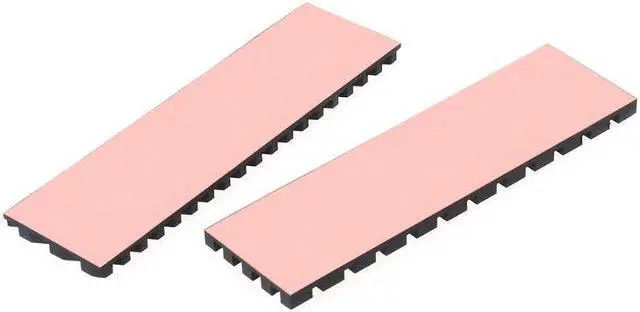 Alt view image 3 of 5 - Copper Graphene Heatsink M.2 NGFF 2280 PCI-E NVME SSD Thermal Pad Cooler