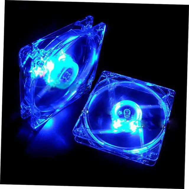 Main image of 12V Cooling Fan Computer Fan Quad 4 LED Light 120mm PC Computer Case Cooling Fan Quiet Connector Easy Installed Fan