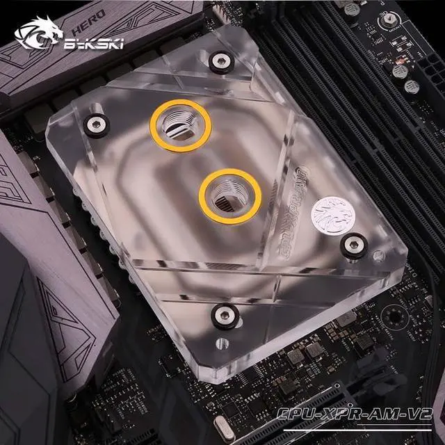 Alt view image 3 of 5 - CPU-XPR-AM-V2 cpu water block for amd ryzen am4 am3 am3 +, liquid cooling water chiller  water cooling pc