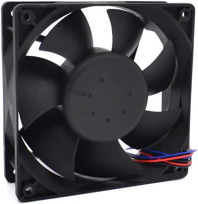 Alt view image 3 of 5 - new Delta AFB1212VHE -F00 signal 120mm 12cm DC 12V 0.90A 3-pin server inverter axial blower cooler cooling fan