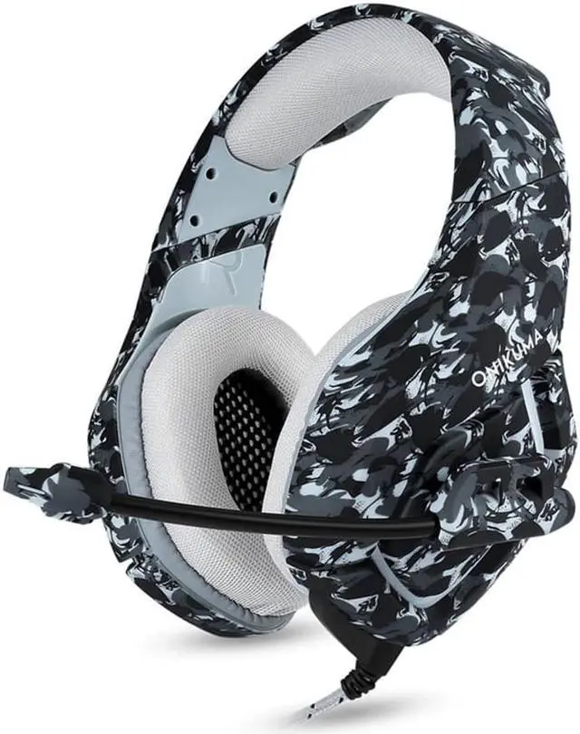 Alt view image 4 of 5 - K1 Gaming Headset PS4 casque Over Ear Stereo Earphones Headphones with Mic for Xbox One PC Laptop Tablet Smart Phone