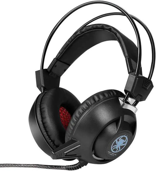 Alt view image 3 of 5 - LED Game Light Headphone Noise Isolating Over-Ear wired Gaming Headset with Mic for PC/Laptop Gamer