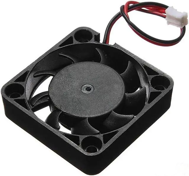 Alt view image 4 of 5 - 2pcs Cooling Fans 12V Mini Cooling Computer Fan - Small 40mmx10mm DC Brushless 2-pin Laptop Cooler for PC Case l0914#2