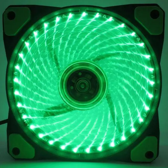 Alt view image 5 of 5 - Computer Case Fan Cooling Fans 120mm Heatsink Cooler 18dB 4 Pin 3 Pin Fluid Bearing LED Computer Cooling Fan DC12V Radiator