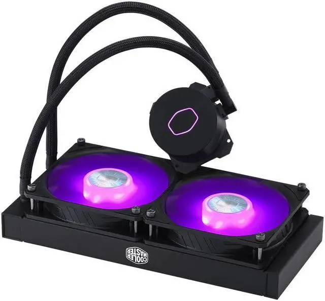 Alt view image 4 of 5 - ML240L V2 RGB CPU Water Liquid Cooling 120mm SickleFlow RGB fan CPU Cooler Computer radiator For i9 2066/115x/AM4