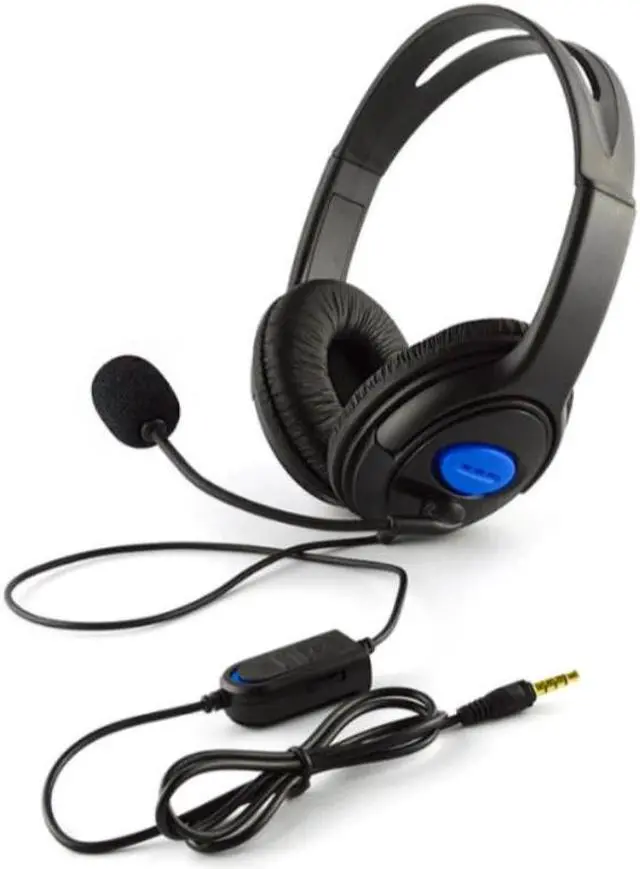 Alt view image 2 of 2 - Gaming Headset Earphones For  PS4 Headphones with Microphone 3.5mm Stereo Deep Bass Earphone For  PlayStation 4