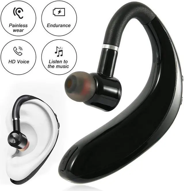 Alt view image 4 of 5 - S19 Wireless Earphone Stereo Bass Bluetooth Headphones Sport Gaming Headset Hadsfree for iPhone Samsung Phones