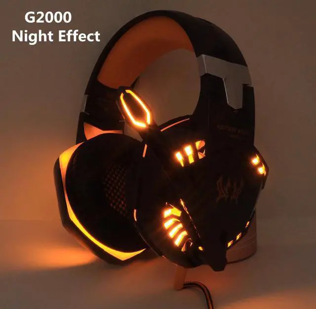 Alt view image 5 of 5 - Headset and  Mouse 4000 DPI Adjustable Stereo Gamer Earphone Headphones + Gamer Mice LED Light Optical USB Wired
