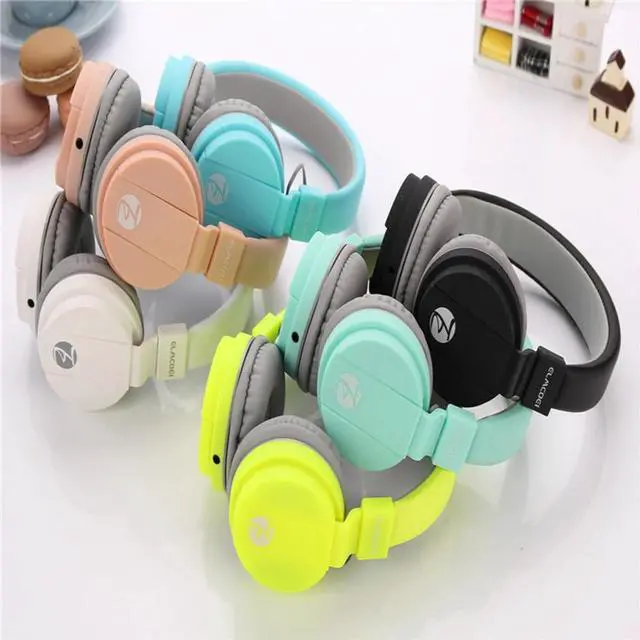 Alt view image 2 of 5 - Fashion Cute Headphone Candy Color Foldable Kids Headset With Mic Earphone 3.5MM For MP3 PC iPod iPad Phone Girl Children