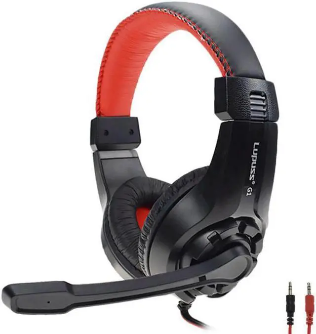 Main image of 3.5mm Wired Headphone Gaming Headphone Portable Stereo Noise-canceling Headset With Microphone For Laptop Computer PC