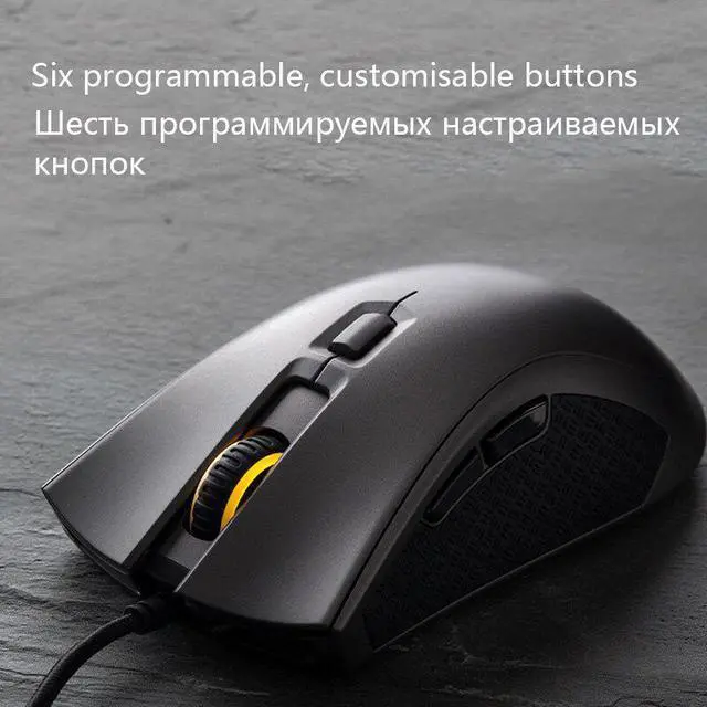 Alt view image 4 of 5 - HyperX Pulsefire FPS Pro RGB Gaming Mouse 3389 sensor wired mouse  with native DPI up to 16000 Pixart E-sports mouse