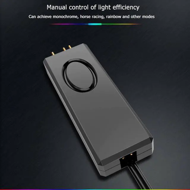 Alt view image 3 of 5 - SATA Power Supply 5V 3Pin AURA RGB ARGB Controller Cable For Computer PC Case LED Stripe Fans Water Cooling Accessories
