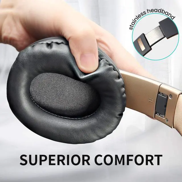 Alt view image 4 of 5 - B8 Wired Wireless Headphones Bluetooth Earphone Foldable Over-ear HIFI Stereo Headset With Mic TF Card For Phone Pc Laptap