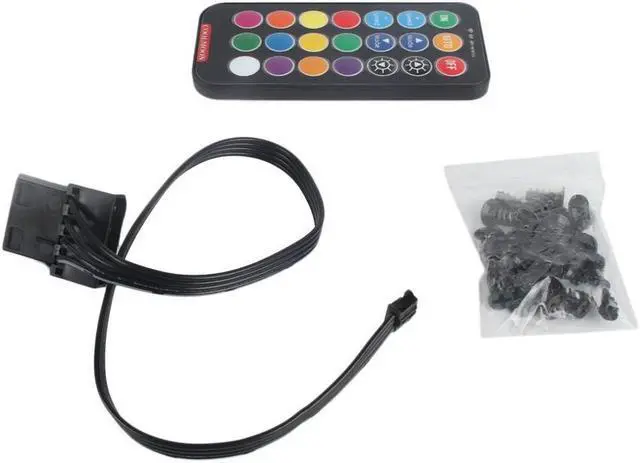 Alt view image 4 of 5 - PC Cooler Cooling Fan Double Ring 366 Modes RGB LED 120mm Fan Super Quiet Cooling Fan For CPU High-airflow