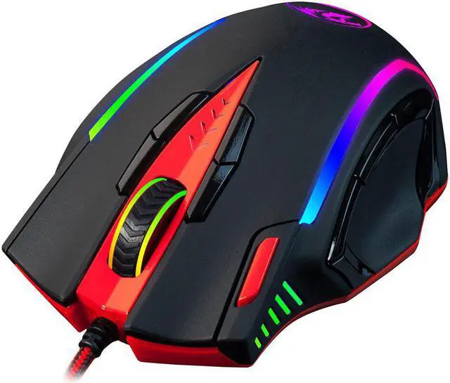 Alt view image 5 of 5 - M902 12400 DPI High-Precision Programmable Laser Gaming Mouse 13 Programmable Buttons ergonomic design for Mice gamer