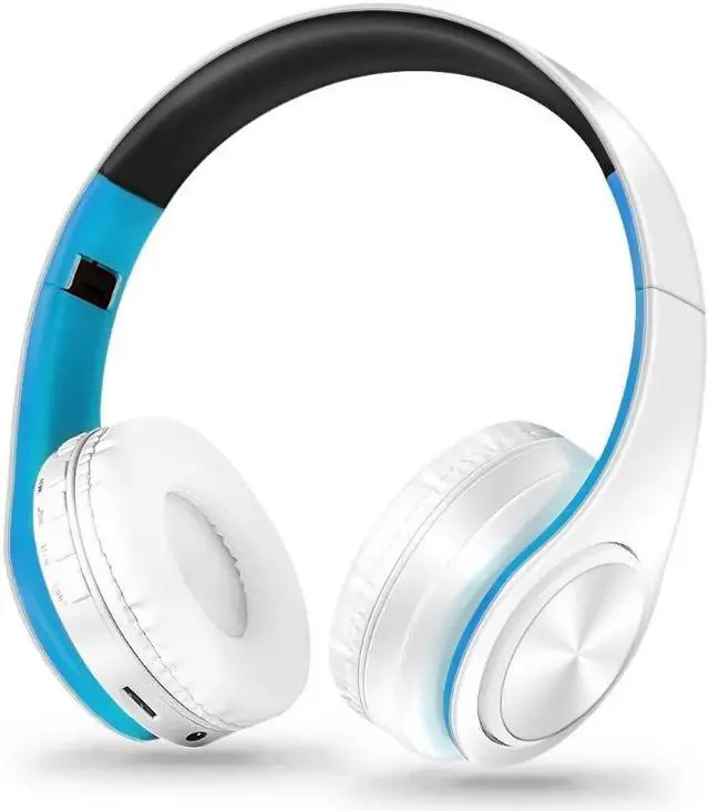 Alt view image 4 of 5 - earphone Bluetooth Headphones Over Ear Stereo Wireless Headset Soft Leather Earmuffs Built-in Mic for PC/Cell Phones/TV