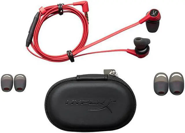 Alt view image 4 of 5 - Original  HyperX Cloud Earbuds Gaming Headset With a microphone Immersive wired headset in-game audio In-Ear headset