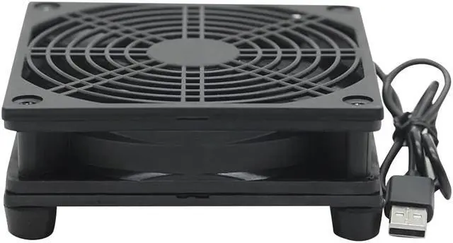 Alt view image 3 of 5 - 12cm 5V USB Power Supply TV Set-Top Box Router Radiator Cooler Air Cooling Fan USB Router Cooler Fan ????? Router Accessories