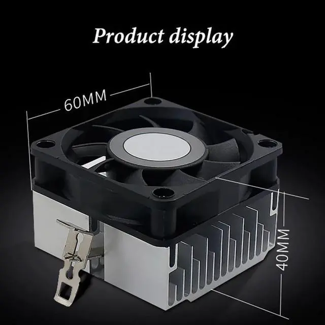 Main image of Cooling Computer Case Fan Silent Oil Bearing PC Radiator Low Noise Computer Case Fan for Intel Socket 370 and Intel c2/c3