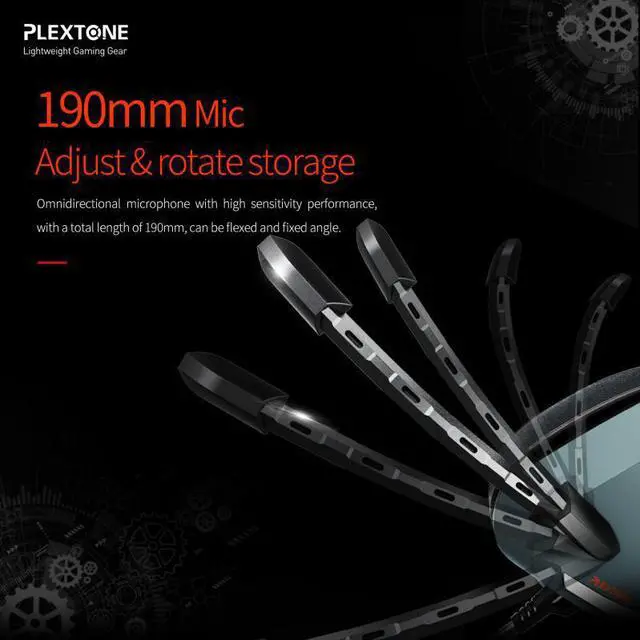 Alt view image 3 of 5 - Gaming Headset Wired Headset Oise-cancelling Headphones With Extension Cord Earphone For Mp4 / PS4 / PS3 / Switch