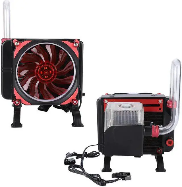 Main image of PC Water Cooling Kit Liquid Computer Water-cooled Suit 120*120*25mm Cooling Fan Integrated Water Pump G1/4 Thread Water Row