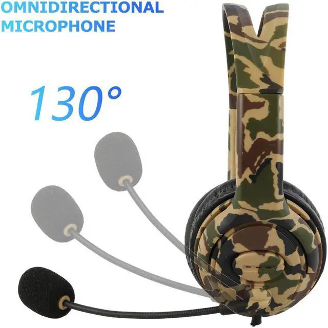 Alt view image 5 of 5 - 3.5mm MP3 Gaming Headset Headphones Earphones Gamer Stereo Headphone Computer Earphones with Microphone for PS4 PS3 Xbox Switch
