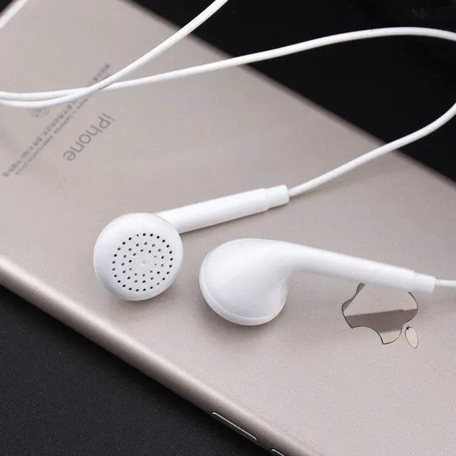 Main image of 2020 3.5 Wired earphones With Microphone Volume Control terproof Music Gaming In-ear Sport Headset off white Earbuds