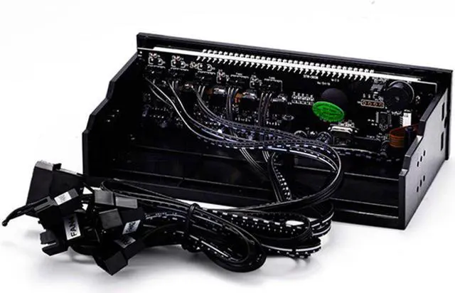 Alt view image 4 of 5 - 5036 5.25" Drive Bay PC Computer CPU Cooling LCD Front Panel Temperature Controller Fan Speed Control for Desktop Computer