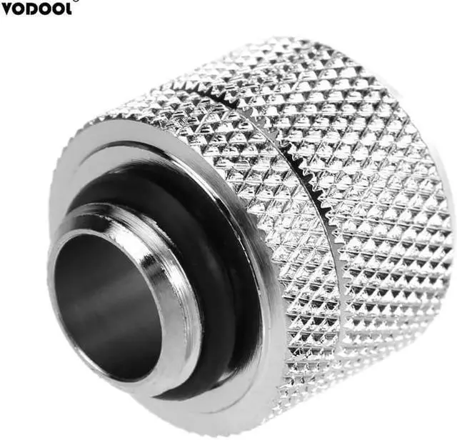 Alt view image 4 of 5 - Brass External Thread Hose Adapter Connector High Precision for 10x16mm PC Water Cooling System Tube