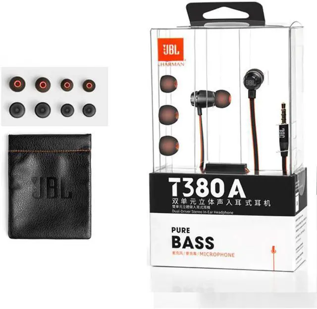 Alt view image 5 of 5 - New  Original T380A In-Ear 3.5mm Wired Headphones Stereo Pure Bass Sound Earphones Gaming Headset Sports Headphones