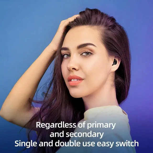 Alt view image 2 of 5 - TWS True Touch Bluetooth Earphones HD Stereo Wireless Headphones Noise Cancelling Gaming Sport Headset 500mAh Charging Box
