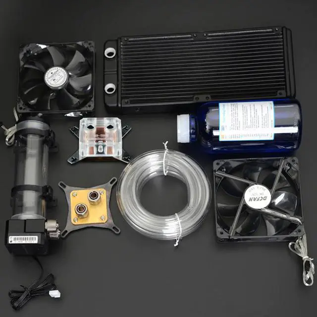 Main image of pc water cooling kit liquid computer cooler kits for CPU GPU water cooling