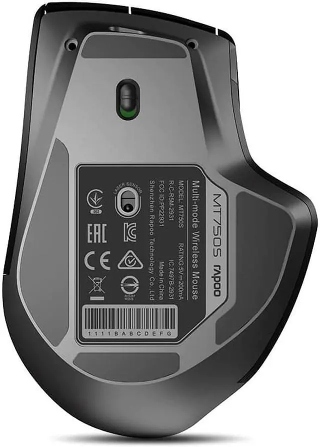 Alt view image 3 of 5 - MT550/MT750S Multi-mode Wireless Mouse Bluetooth 3.0/4.0 And 2.4G Switch For Four Devices Connection Computer Gaming Mouse