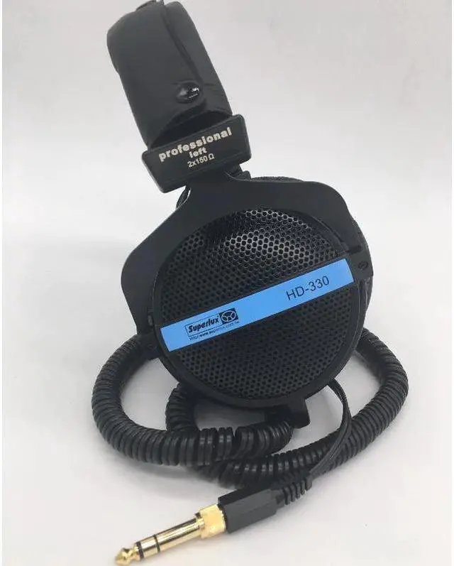 Main image of HD-330 semi-open dynamic audiophile stereo headphone clear sound soft earmuff recording monitoring gaming music headset