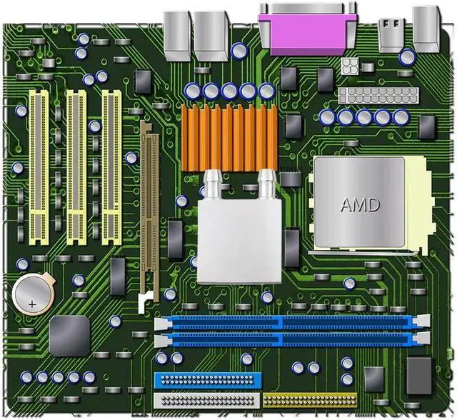 Alt view image 4 of 5 - 40x40x12mm Aluminum Water Liquid Cooler Block Heatsink For Computer CPU Radiator Aluminum Water Cooling Block Heat Sink System