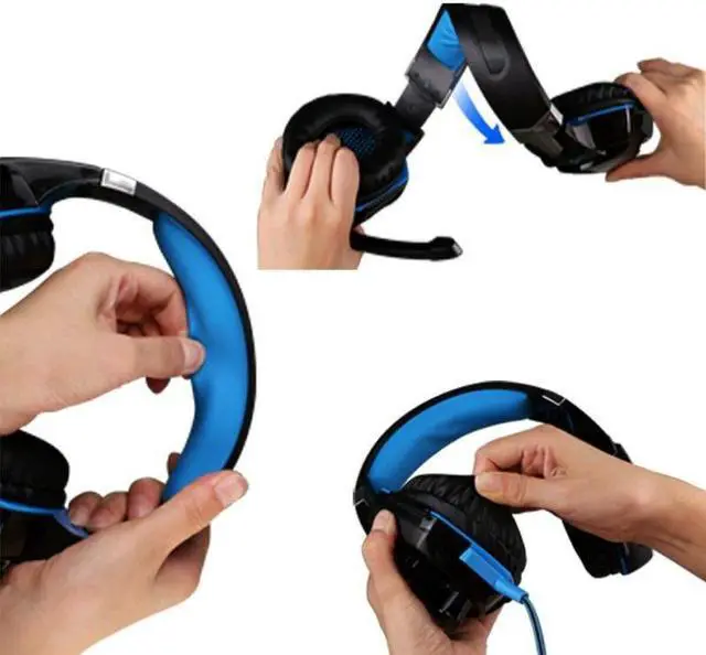 Alt view image 3 of 5 - 3.5mm Wired Gaming Headphones Game Headset Noise Cancelling Earphone With Microphone Volume Control For PS4 Play Station 4 XBOX